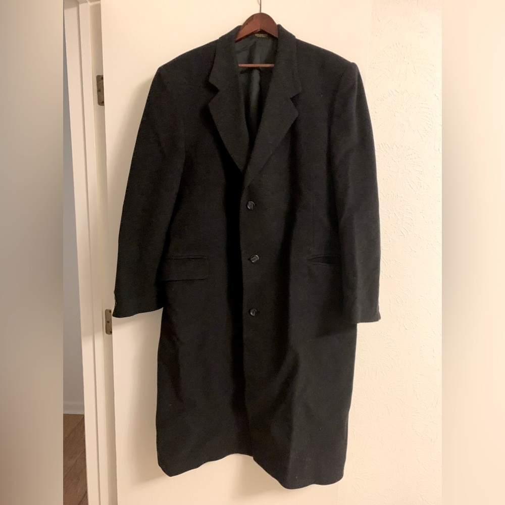 Men’s Cashmere Dress Topcoat - Italian Fabric